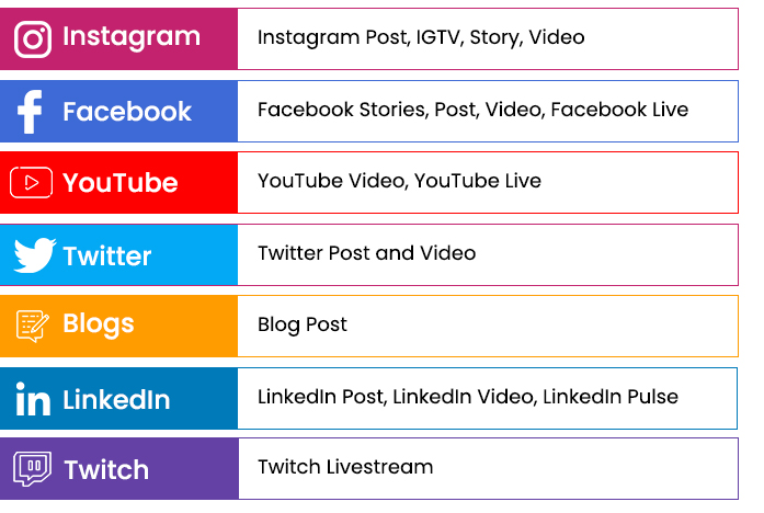 Mark Your social media Podium