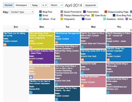 Robust Content Calendar