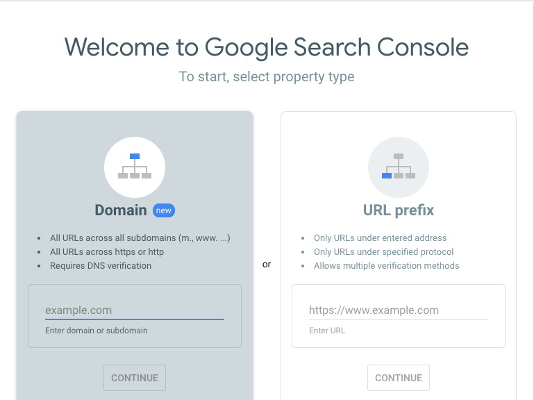 google search console
